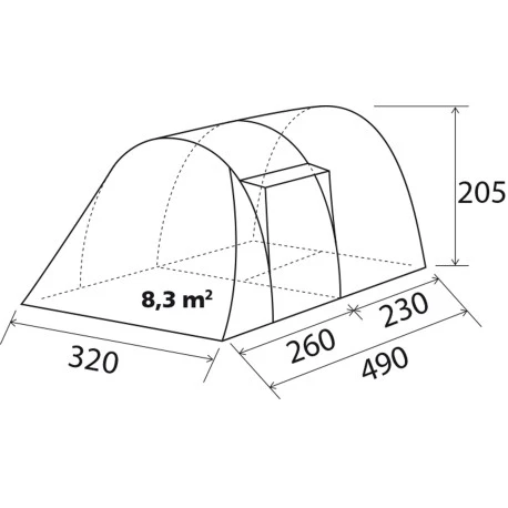 Tenda Brunner Arquis Outdoor 5 2 Tenda Brunner Arquis Outdoor 5 - immagine 2